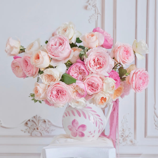 Grace Rose Signature Pitcher & Roses