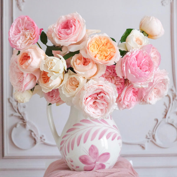 Grace Rose Signature Pitcher & Roses