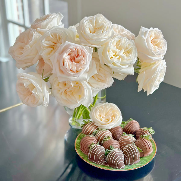 Porcelain Perfection Bouquet & Berries